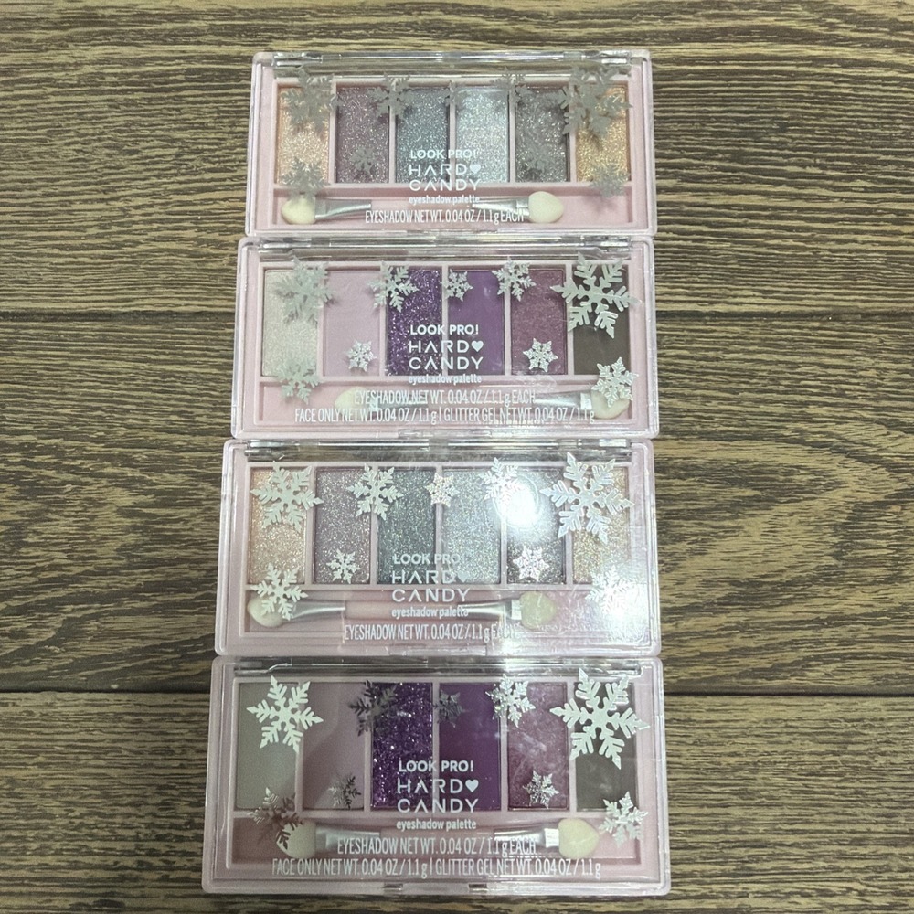 Hard candy eye shadow palettes lot, 4 included Indigo Steady Guilty Pleasure